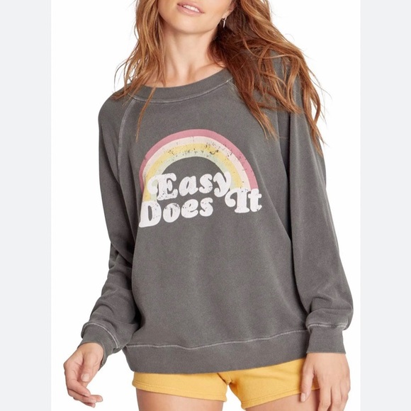 WILDFOX “Easy Does It”Sweatshirt. NWT.*LAST ONE Sz.Lg - Picture 2 of 7